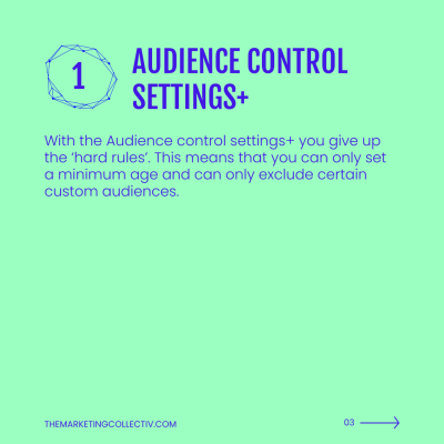 Audience control settings+